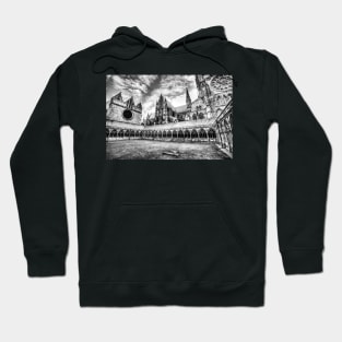 Inside Lincoln Cathedral Cloisters Hoodie